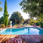 فيلة Magarre Climatisée, Piscine Chauffée, Spa, Dans Un Cadre Naturel Envoûtant Castelnau-de-Montmiral