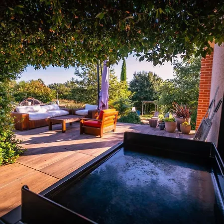 Magarre Climatisee, Piscine Chauffee, Spa, Dans Un Cadre Naturel Envoutant Castelnau-de-Montmiral