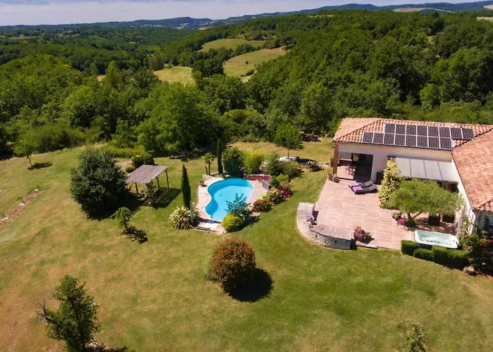 Magarre Climatisée, Piscine Chauffée, Spa, Dans Un Cadre Naturel Envoûtant فيلة Castelnau-de-Montmiral